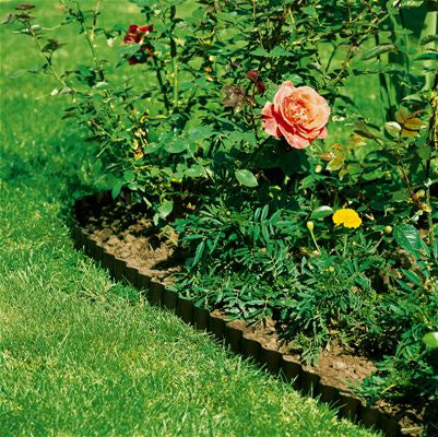 Gardena Beeteinfassungsrolle – 90 mm × 9 m, Kunststoff, Schwarz, wetterfest