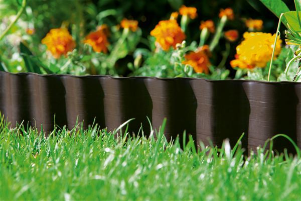Gardena Beeteinfassungsrolle – 90 mm × 9 m, Kunststoff, Schwarz, wetterfest