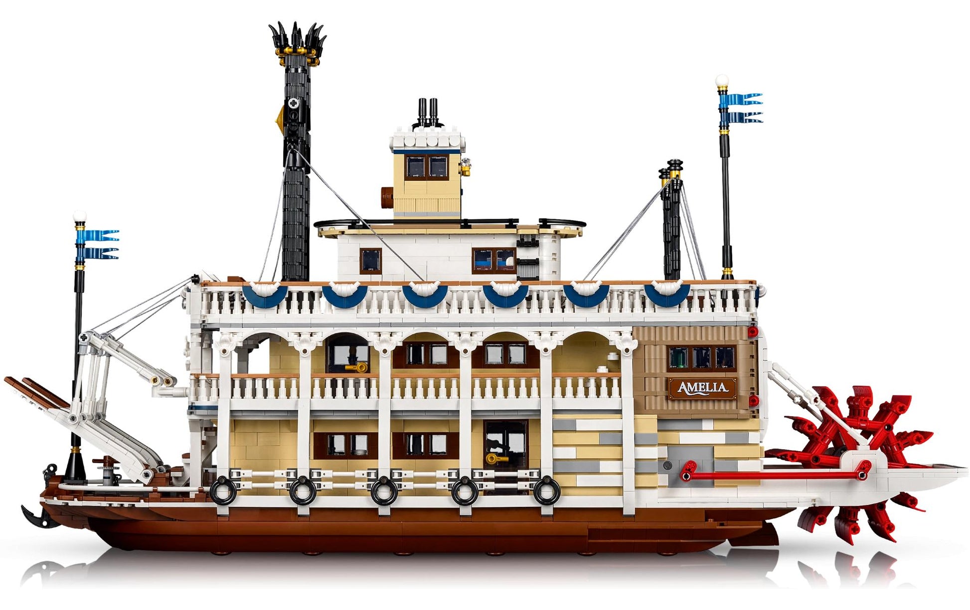 LEGO Ideas River Steamboat 3D Puzzle – 4090 Teile – ab 18 Jahren