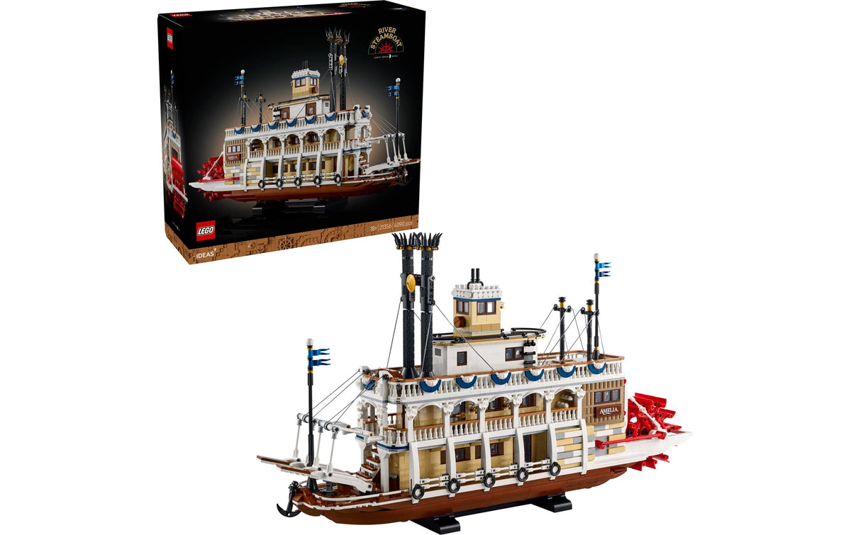 LEGO Ideas River Steamboat 3D Puzzle – 4090 Teile – ab 18 Jahren