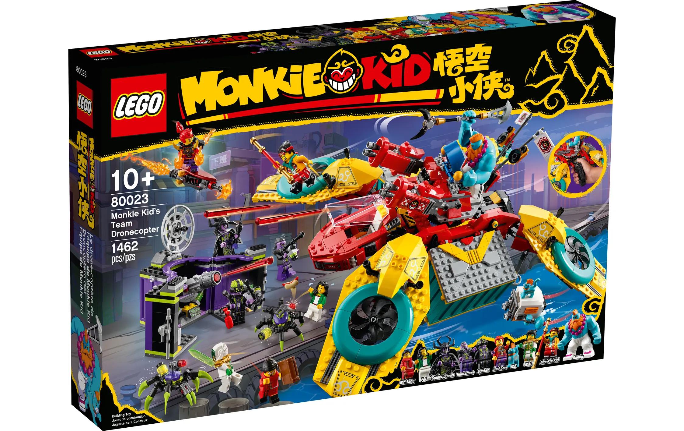 LEGO Dronecopter 80023 Fahrzeug – Monkie Kid – 1462 Teile – ab 10 Jahren