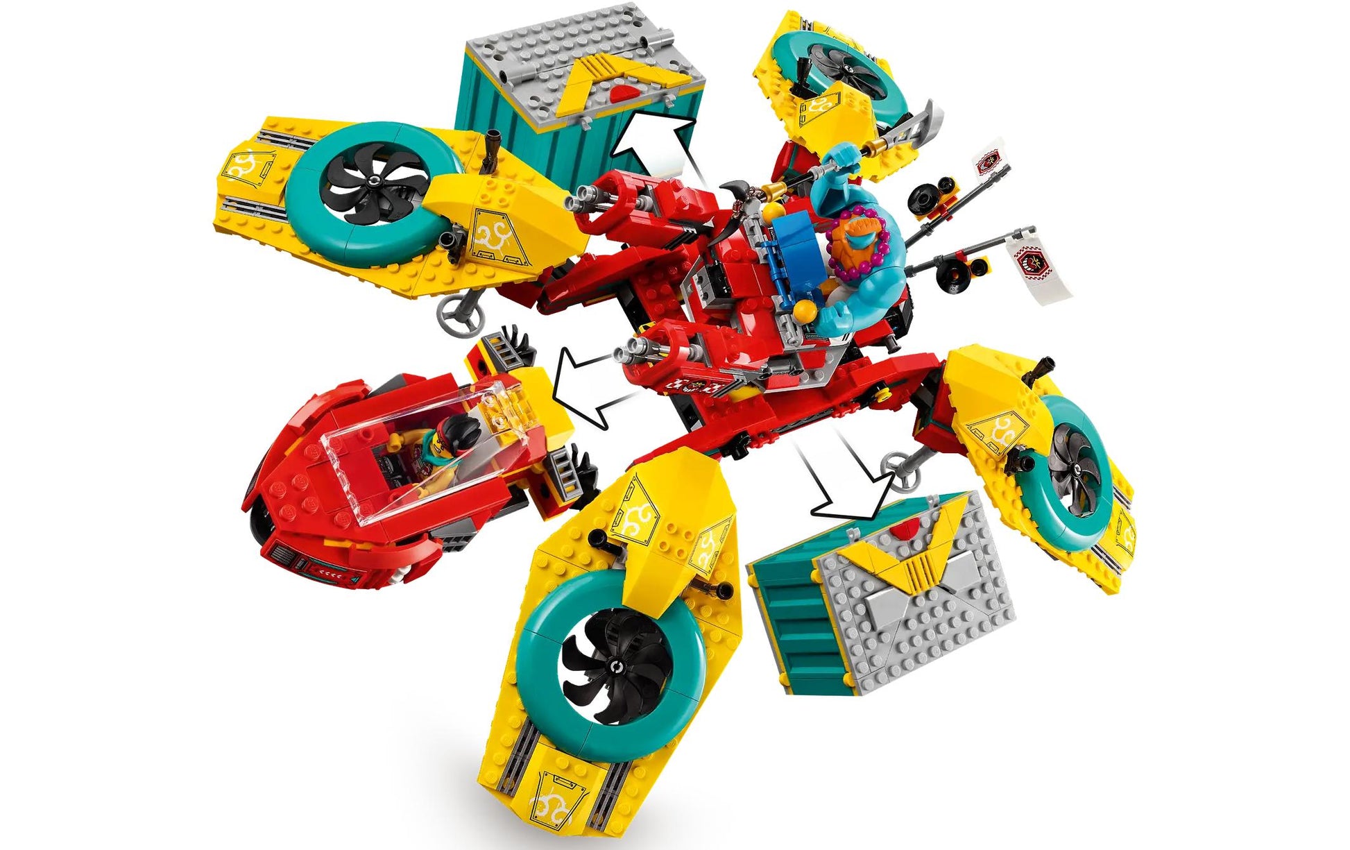 LEGO Dronecopter 80023 Fahrzeug – Monkie Kid – 1462 Teile – ab 10 Jahren