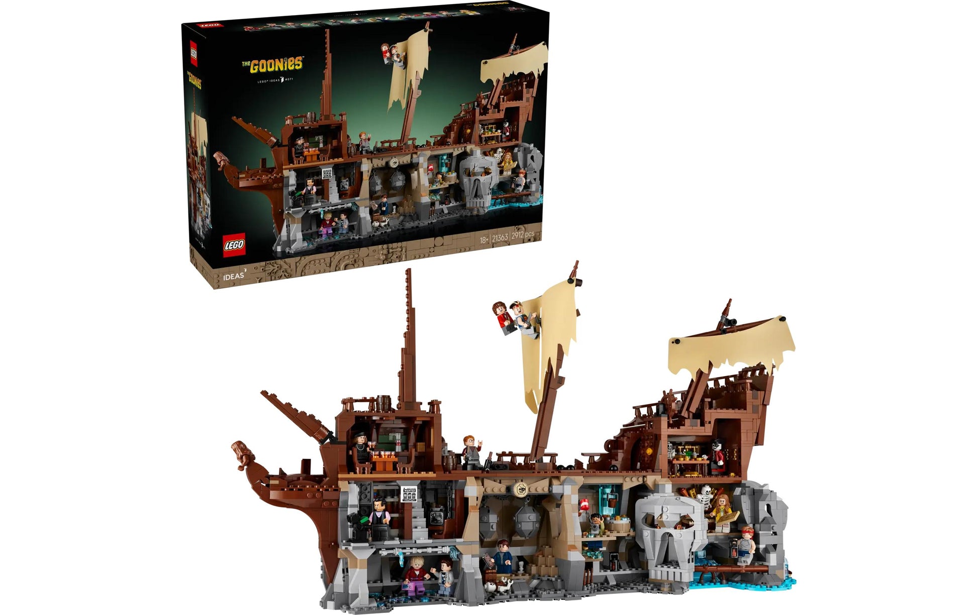 LEGO Icons Die Goonies 3D-Puzzle – 2912 Teile – ab 18 Jahren