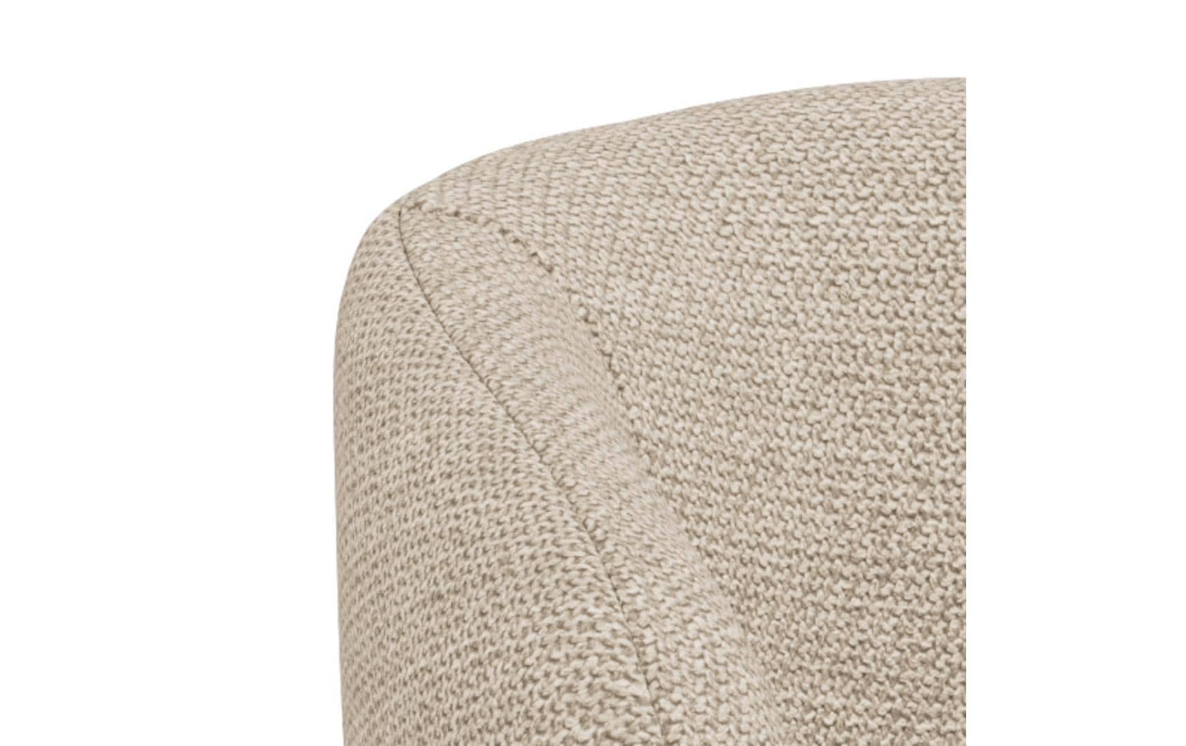actona AC Design Eleanor Bürostuhl – Stoff/Polsterrücken – Beige, mit Armlehnen, bis 110 kg