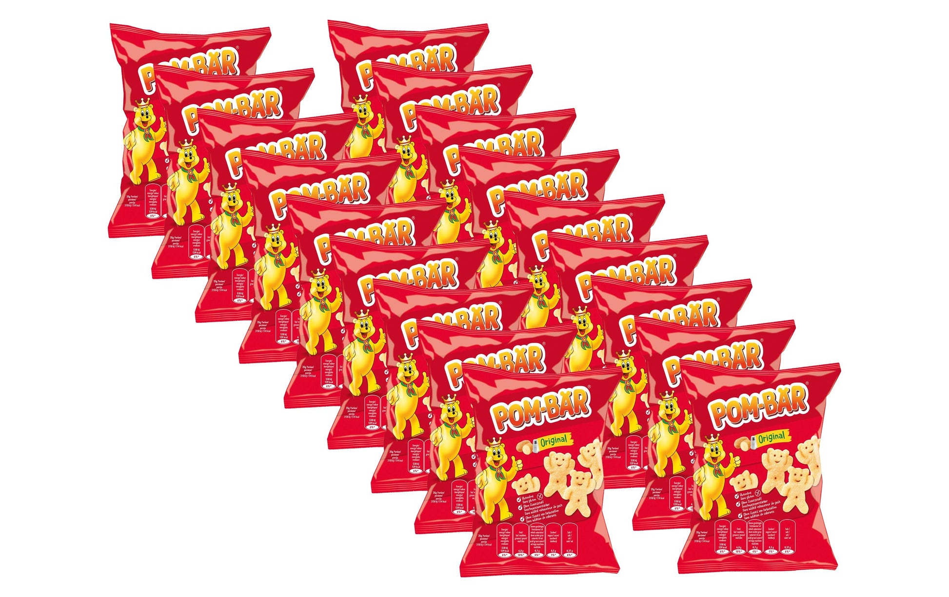 Pom-bär Chips – Original – 450 g