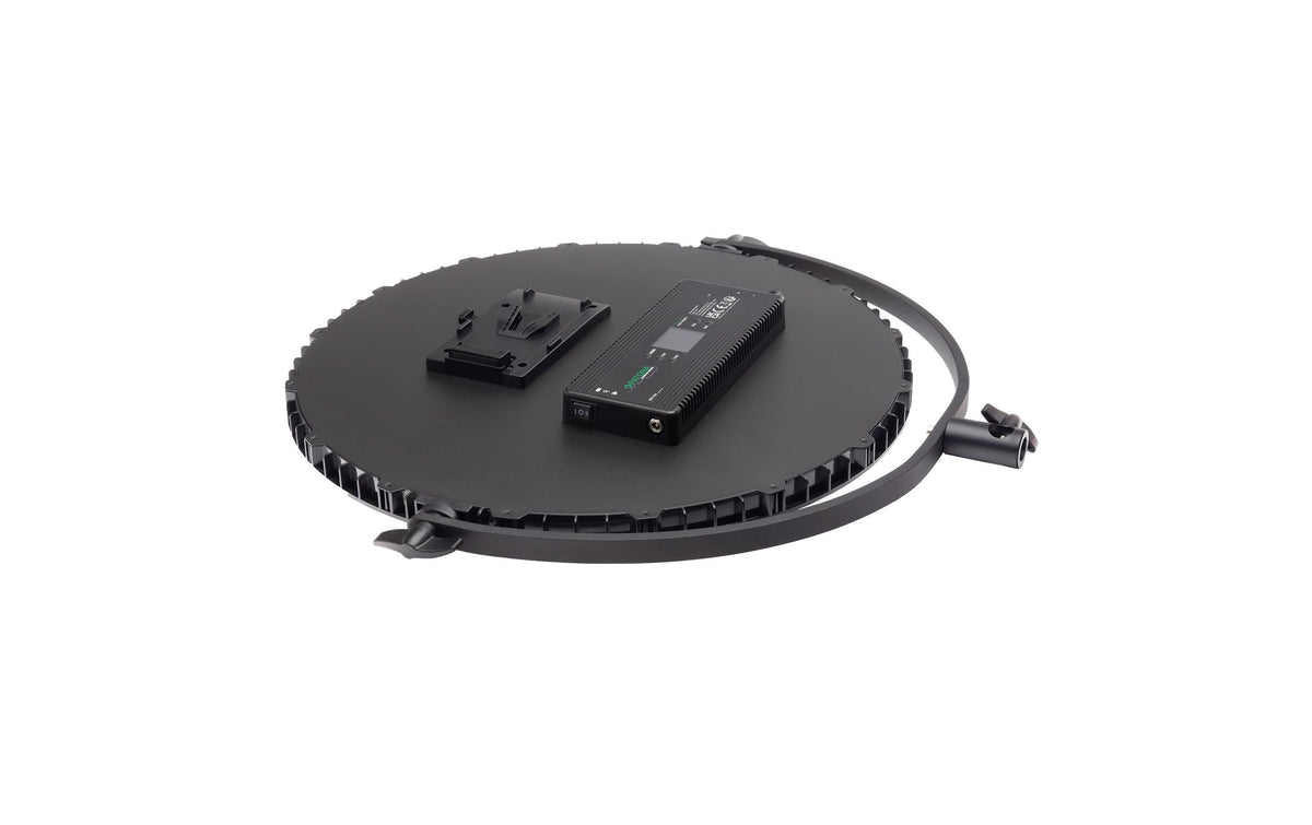 Patona Prem Soft-Licht-Lampe RGB-188A – LED Video-/Fotolicht, RGB, dimmbar, 2500–8500 K, Schwarz
