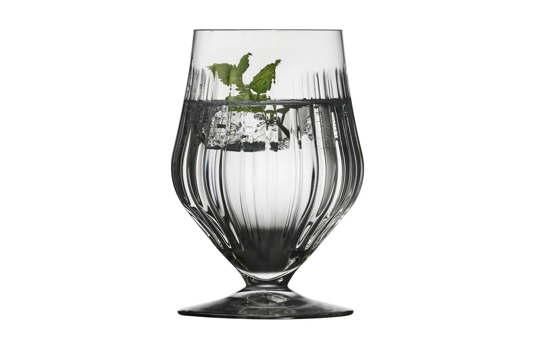 Lyngby Trinkglas Ane – 400 ml, H 11 cm, Glas, Transparent, spülmaschinenfest
