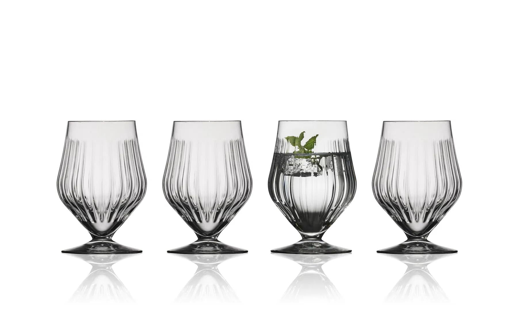 Lyngby Trinkglas Ane – 400 ml, H 11 cm, Glas, Transparent, spülmaschinenfest