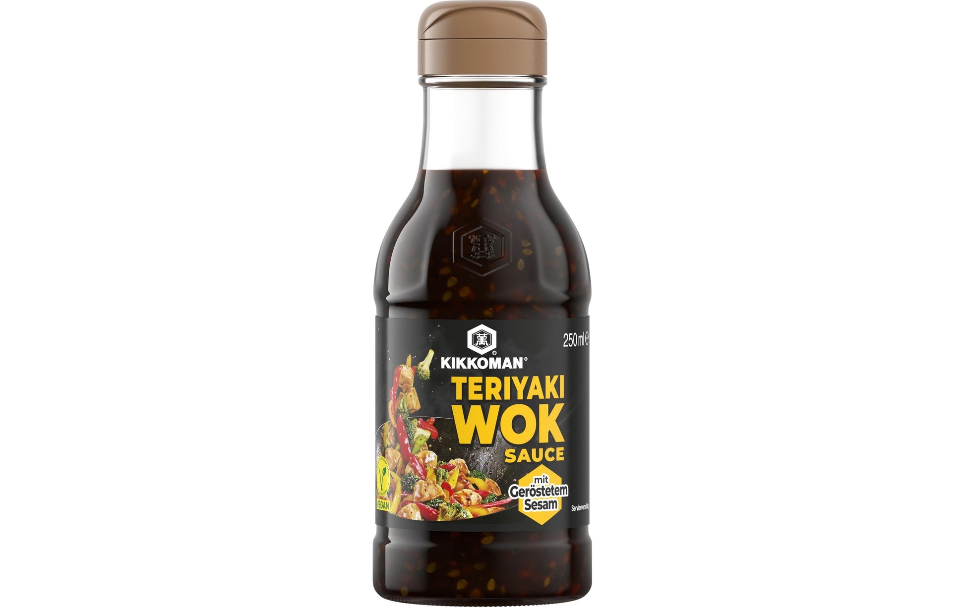 Kikkoman Teriyaki Wok Sauce Sesam, vegan – 250 g