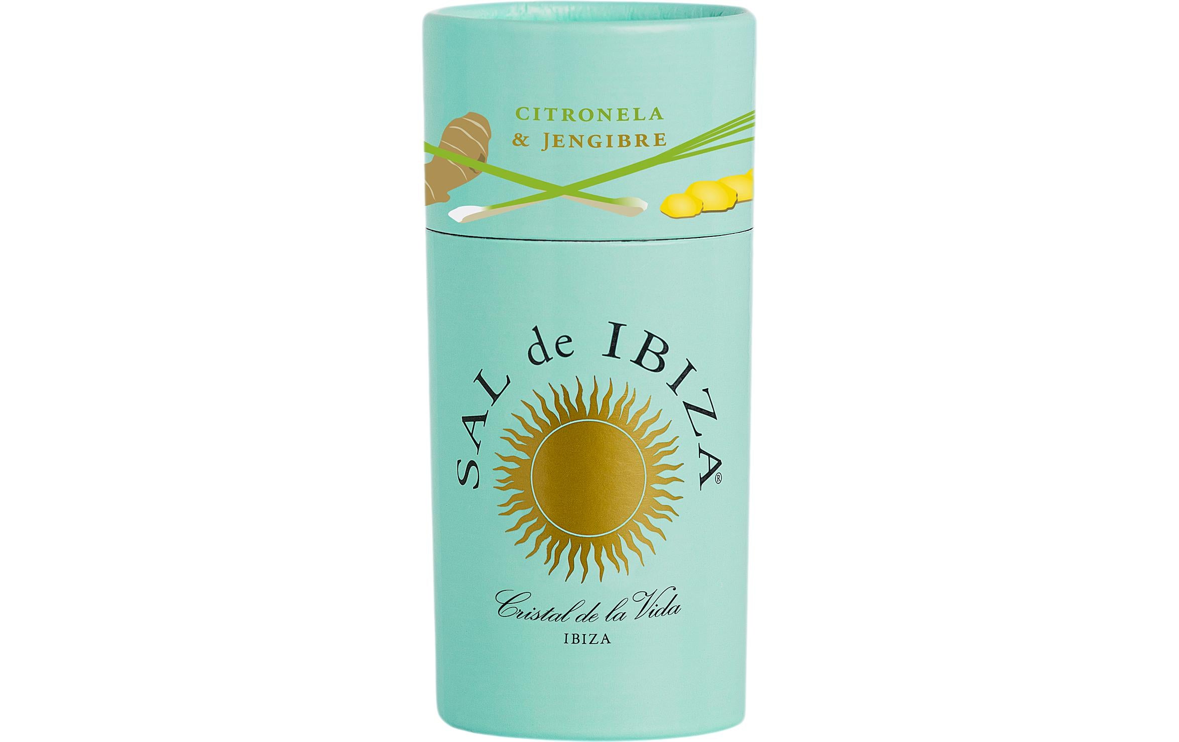 Sal de Ibiza Salz Granito Zitronengras und Ingwer, vegan – 100 g
