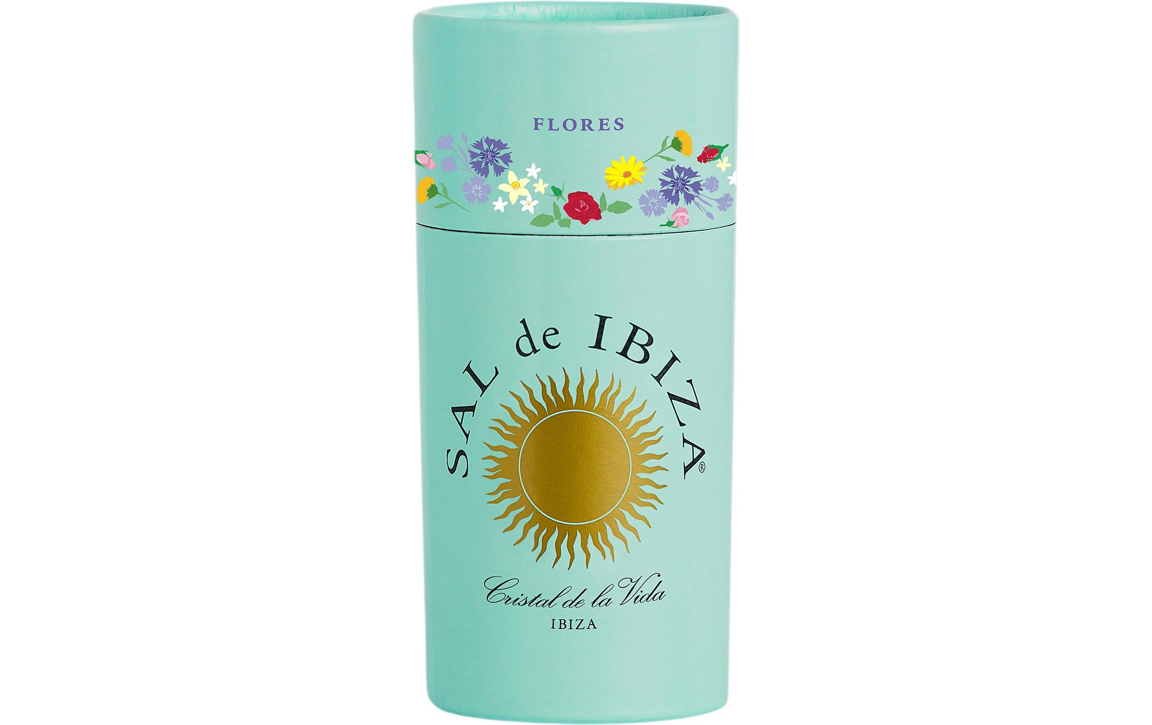 Sal de Ibiza Salz Granito mit Blumen – 75 g