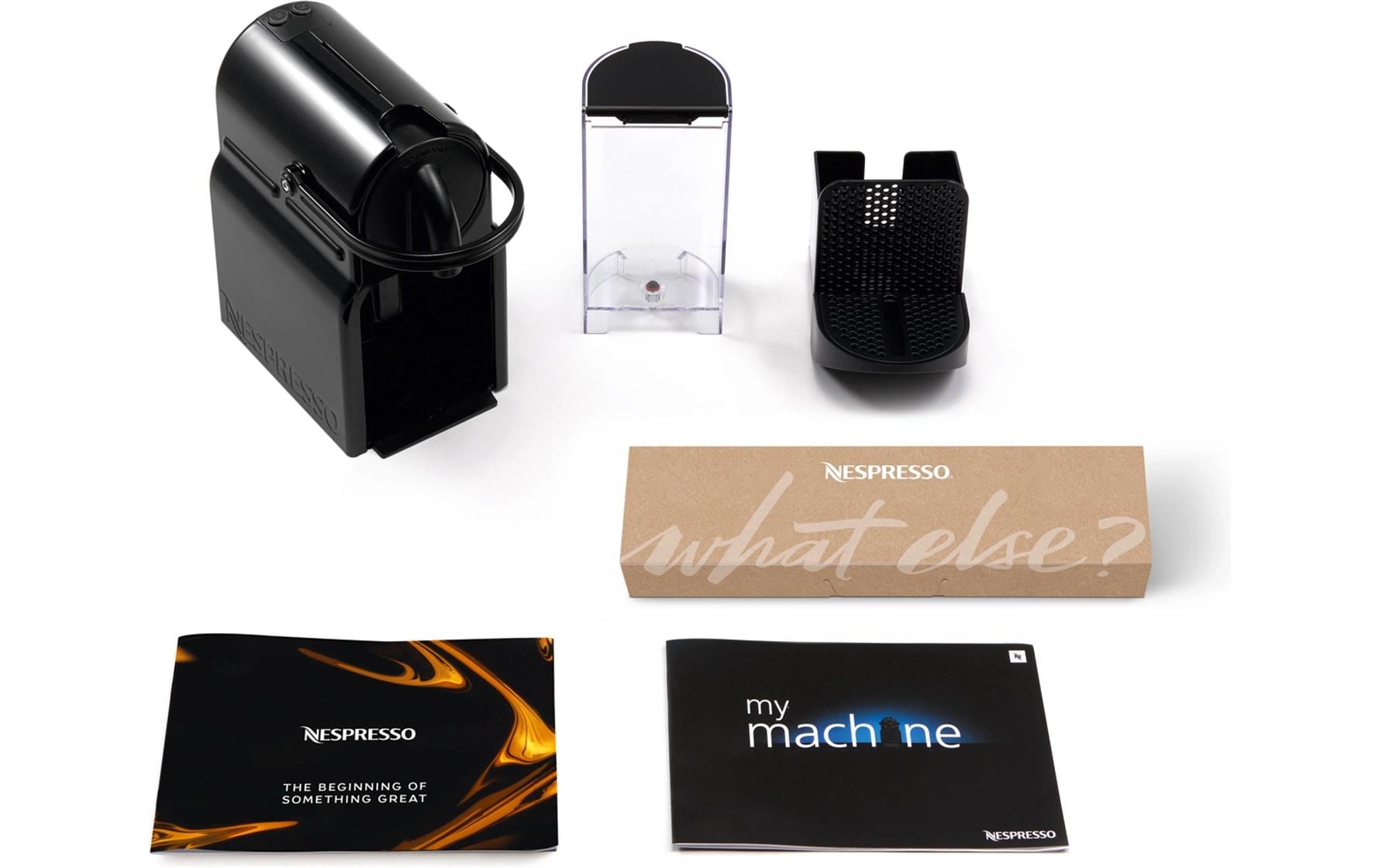 De’Longhi De'Longhi Inissia EN80.B Kapselmaschine – für Nespresso, 0,7 l, schwarz, 12 × 23 × 32,1 cm