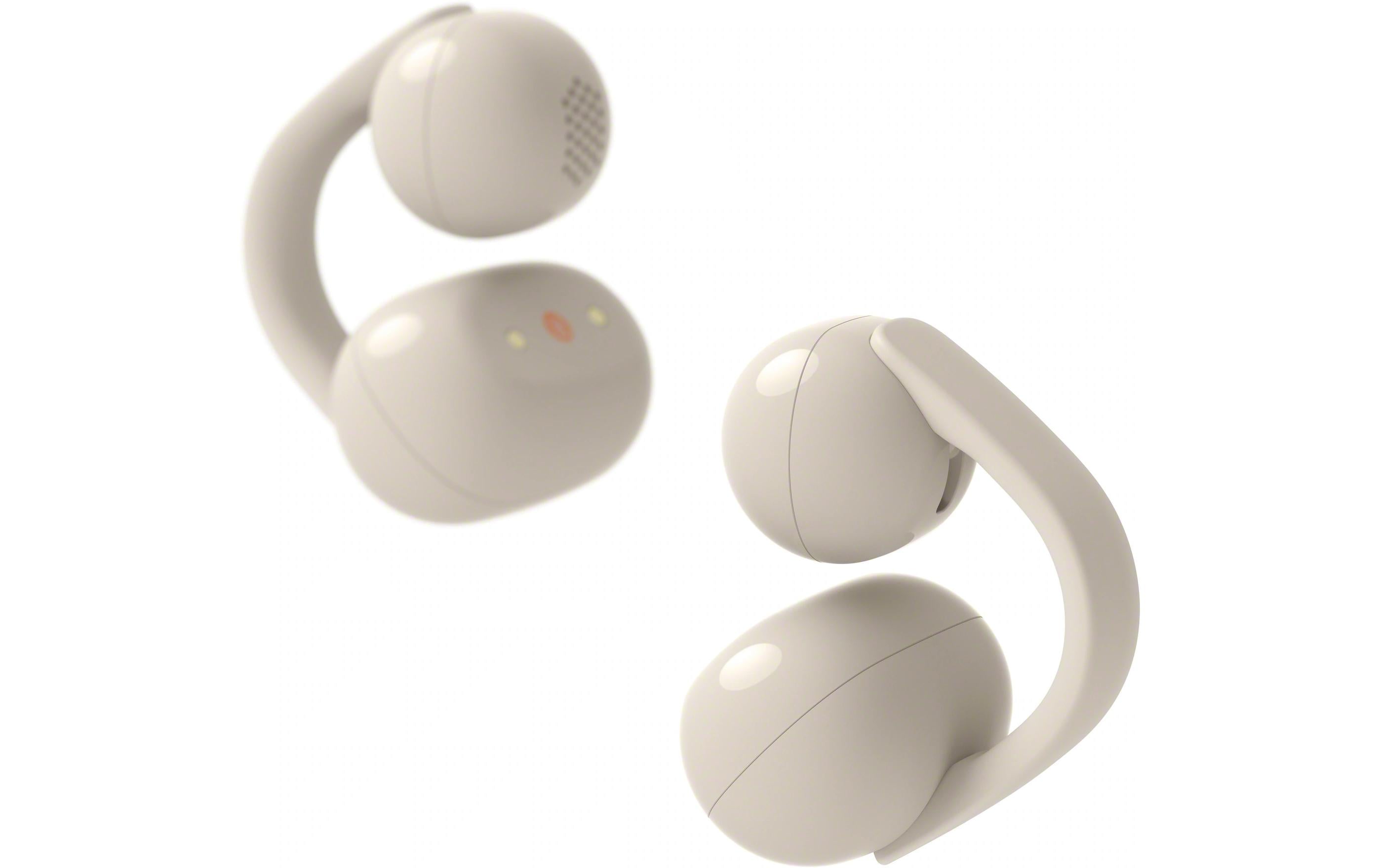 Sony U.K. Sony LinkBuds Clips WF-L900C Ohrbügel True Wireless – BT 5.3, ANC, mit Ladecase, Beige