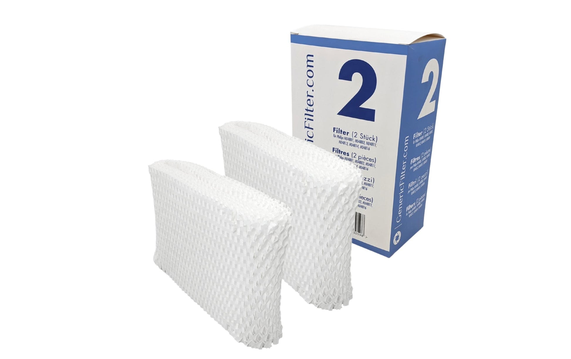 GenericFilter Vorfilter – 2 Stk., für Philips HU48x-Modelle