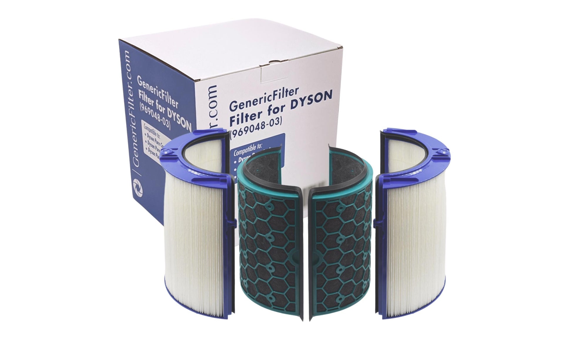 Genericfilter HEPA- und Aktivkohlefilter 969048-03, 2 Stk. – für Dyson