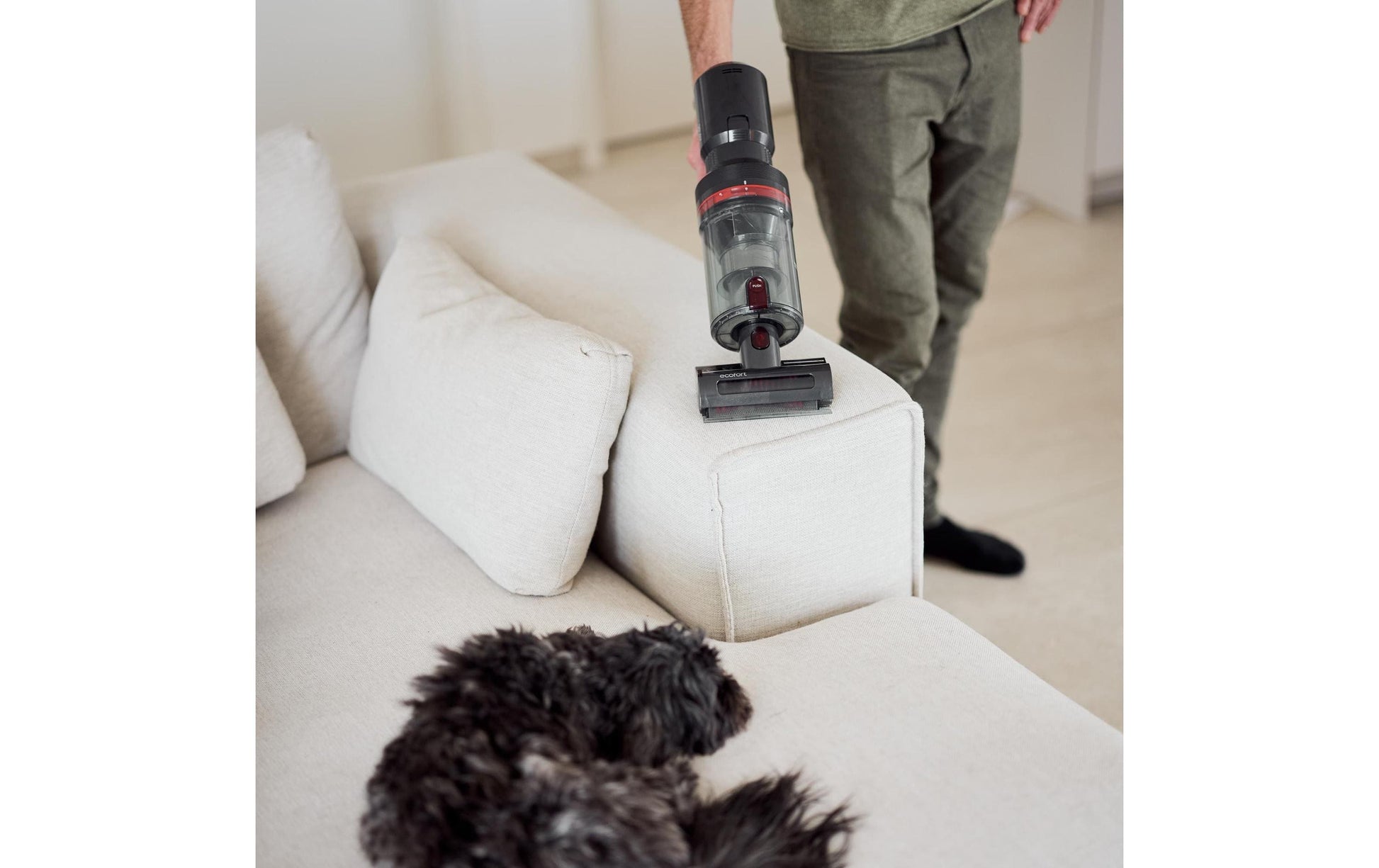 Ecofort Akkustaubsauger CleanVac Pro Animal, 2-in-1 – 50 min, Behälter 0,47 l