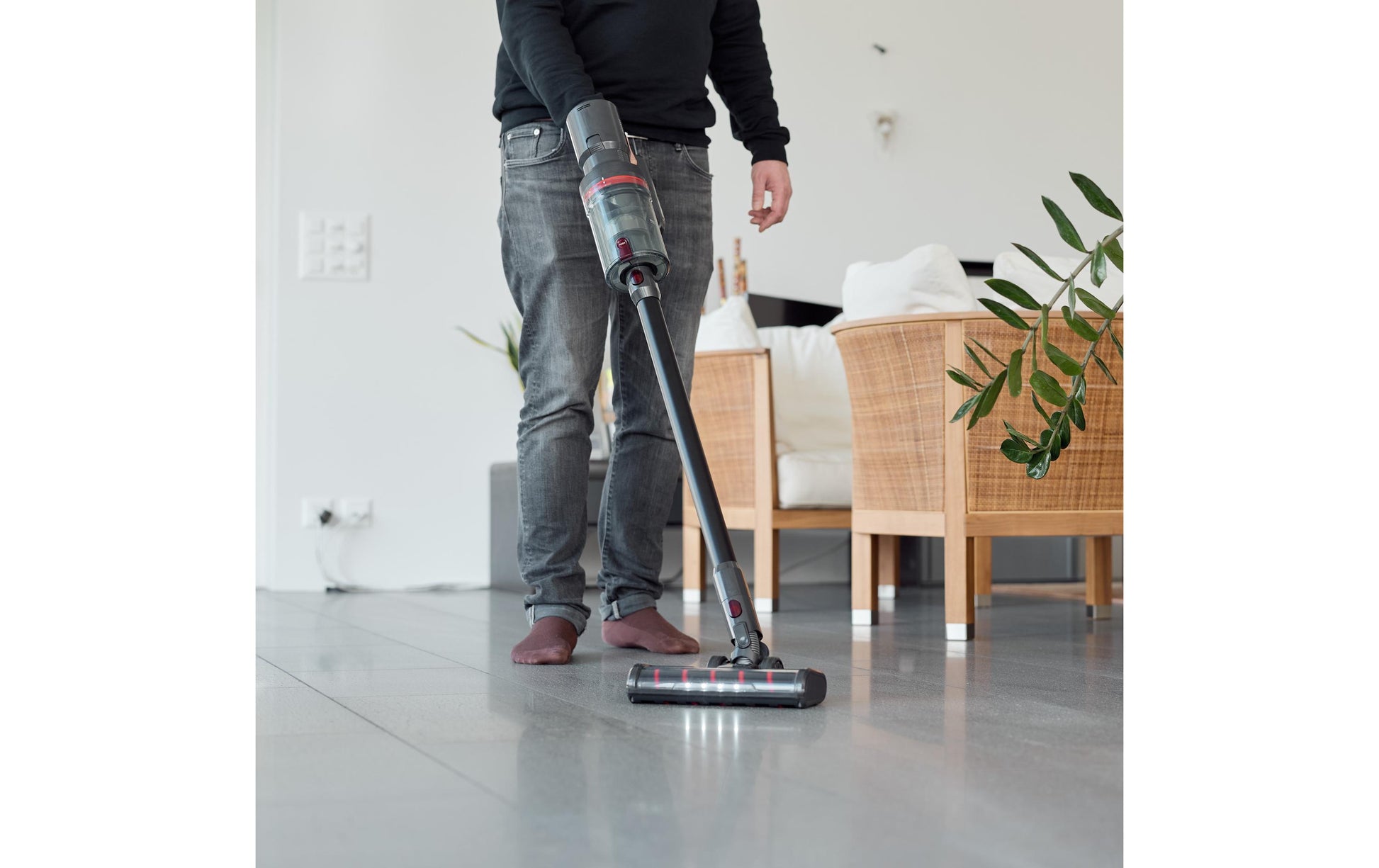 Ecofort Akkustaubsauger CleanVac Pro, 2-in-1 – 50 min, 500 W, Behälter 0,47 l