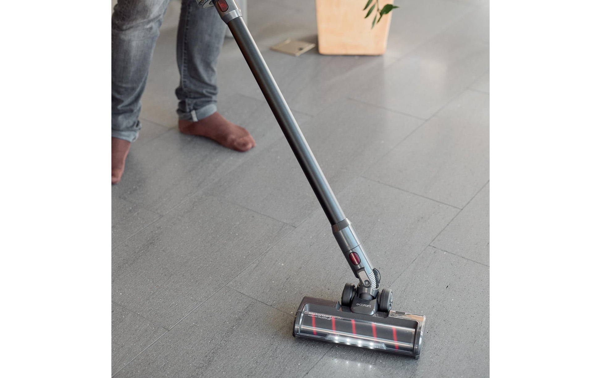 Ecofort Akkustaubsauger CleanVac Pro, 2-in-1 – 50 min, 500 W, Behälter 0,47 l