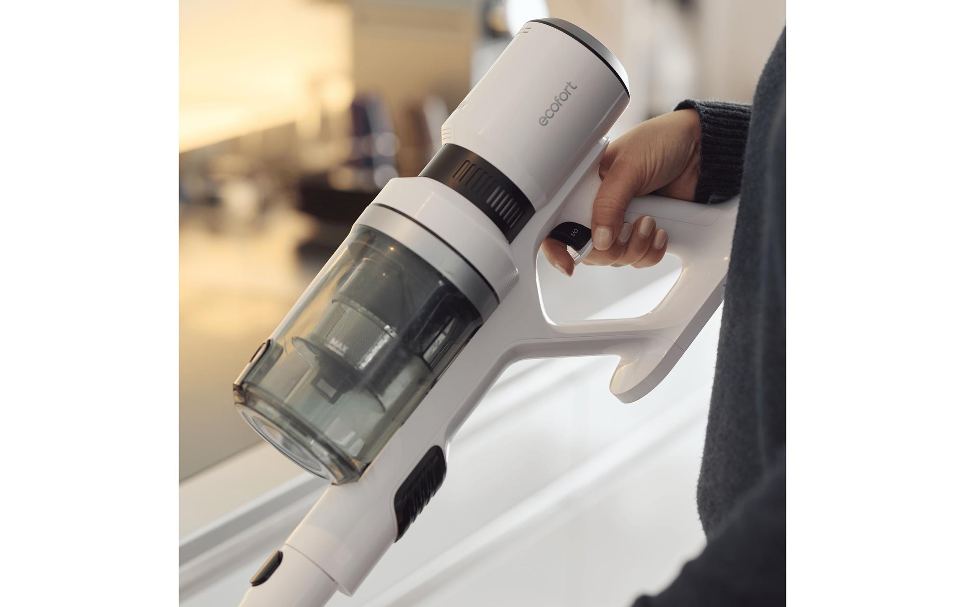 Ecofort Akkustaubsauger CleanVac Easy, 2-in-1 – 45 min, Behälter 0,54 l, 29,6 V