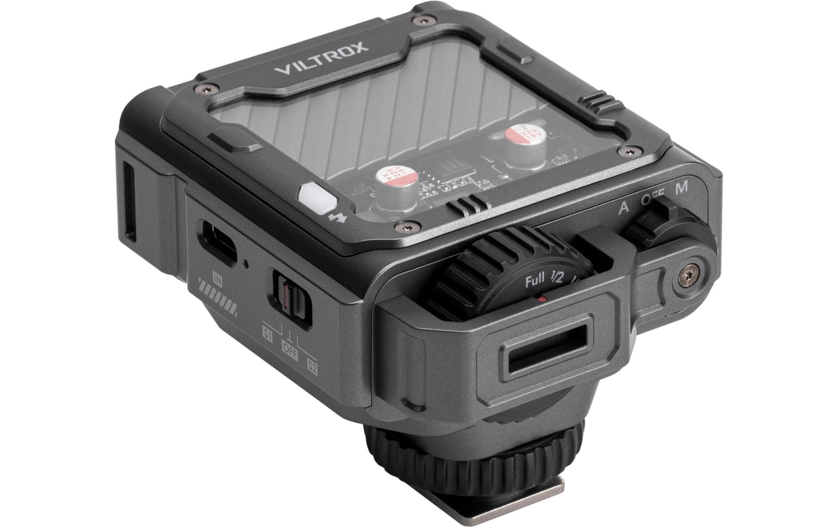 Viltrox Spark Z3-N Kompaktes Blitzlicht - GN 26, 6500 K, 1800 mAh, 650 Blitze pro Ladung - für Nikon - Grau