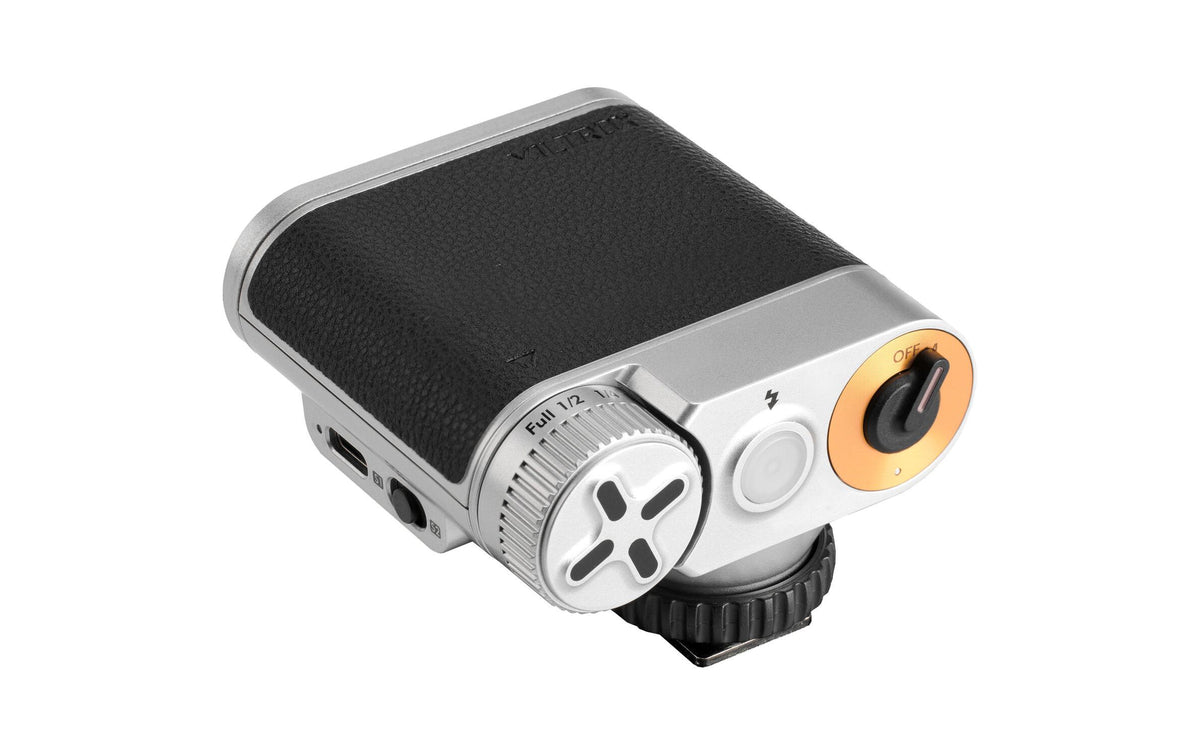 Viltrox Vintage Z1 Aufsteckblitz – Leitzahl 12 – für Canon, Fujifilm, Nikon und andere