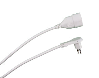 M. Schönenberger Verlängerungskabel – T12–T13, 5 m, 3×1 mm², H05VV‑F, Weiss