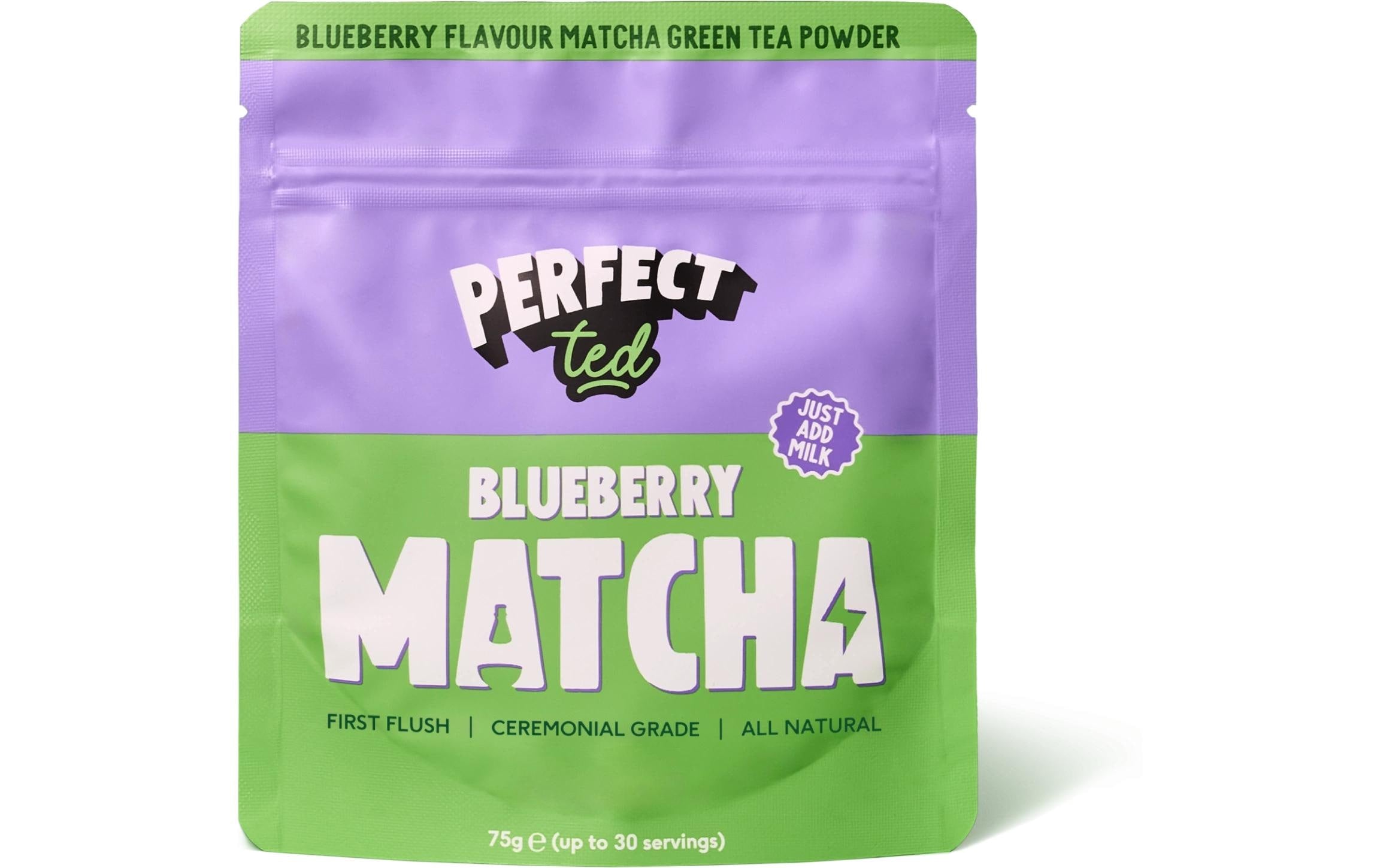 Perfect Ted – Matcha Blaubeere Pulver – 75 g
