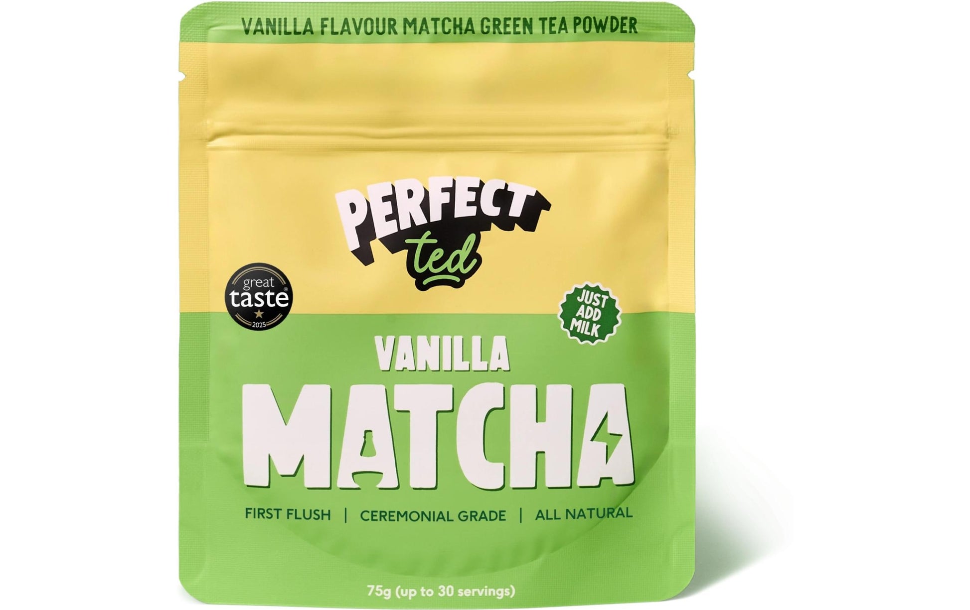 Perfect Ted – Matcha Vanille Pulver – 75 g