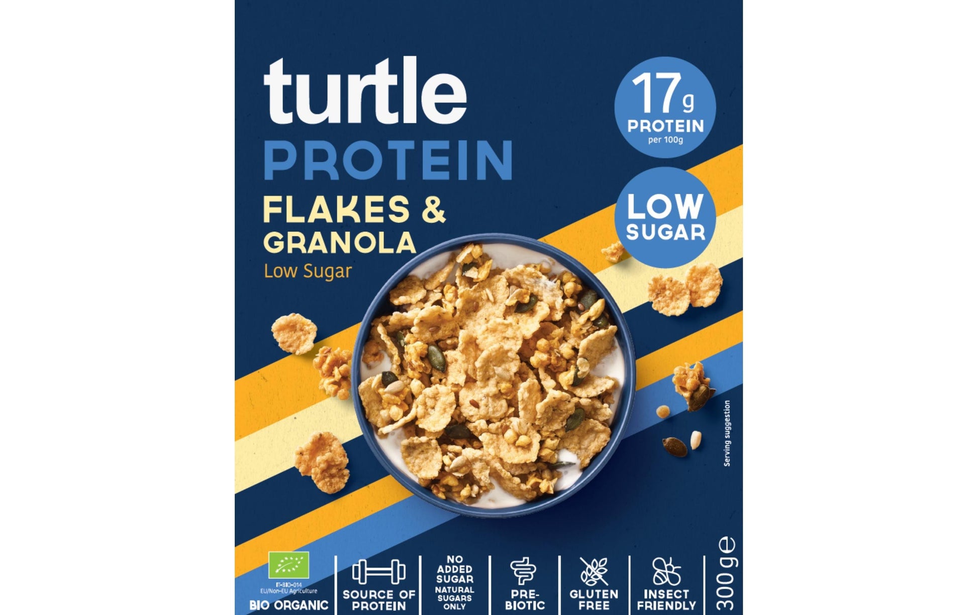 Turtle Proteinflocken & Müsli – bio, glutenfrei – 300 g