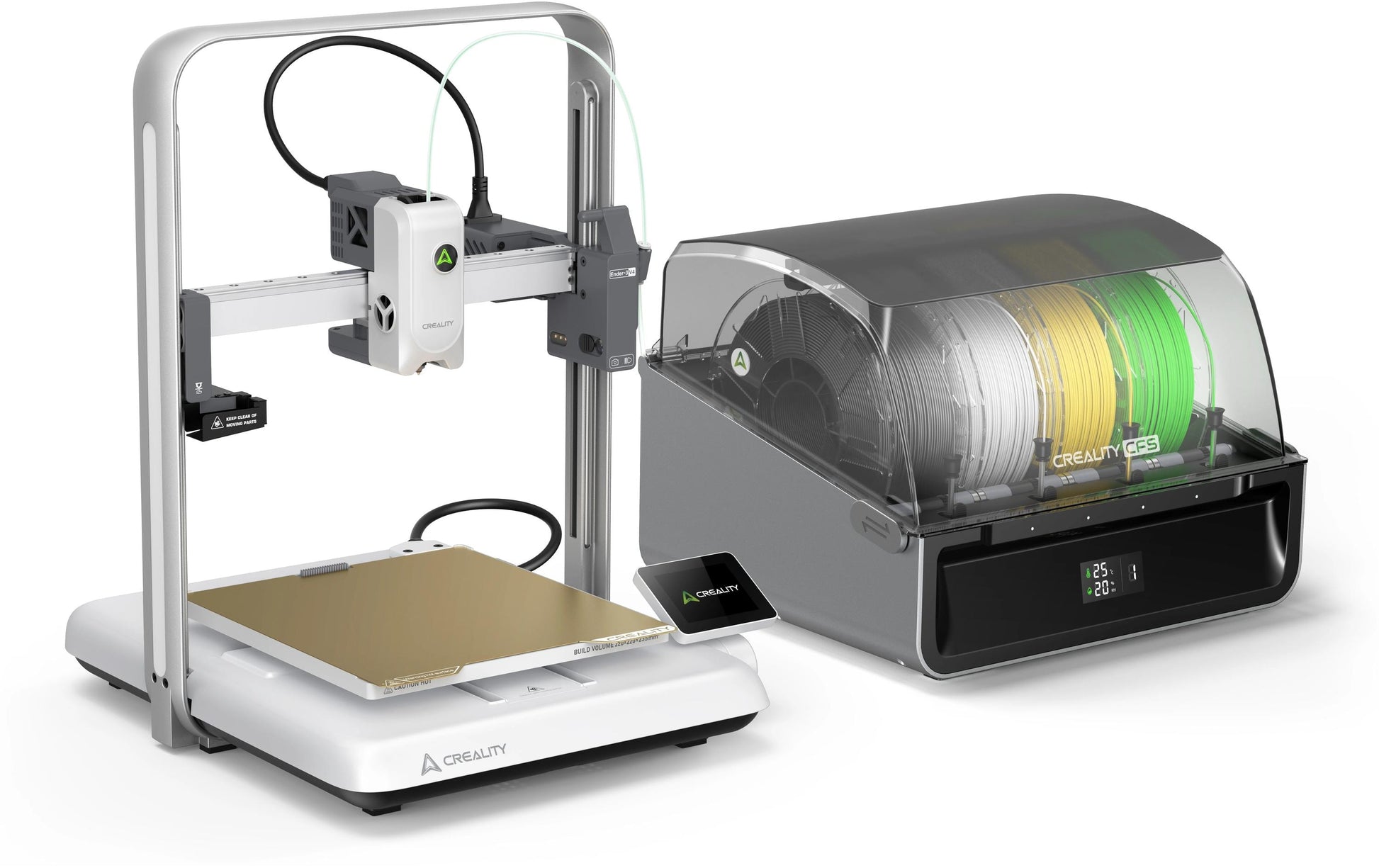 Creality 3D Creality Ender 3 V4 Combo FDM 3D-Drucker – min. Schichthöhe 0,1 mm – inkl. CFS