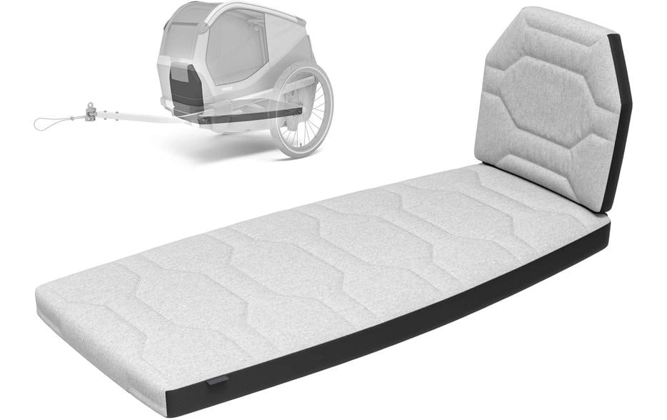 Thule Dog Bexey L Hundebett – 50 × 92 × 7 cm, weiss