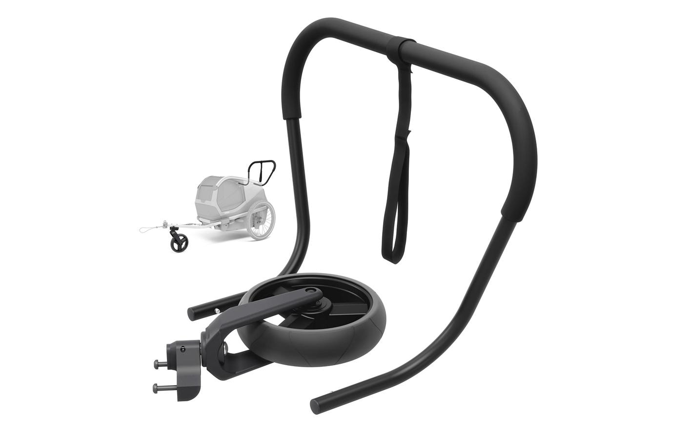 Thule Buggy-Set Dog Bexey M – für Thule Bexey – Länge 109 cm – schwarz