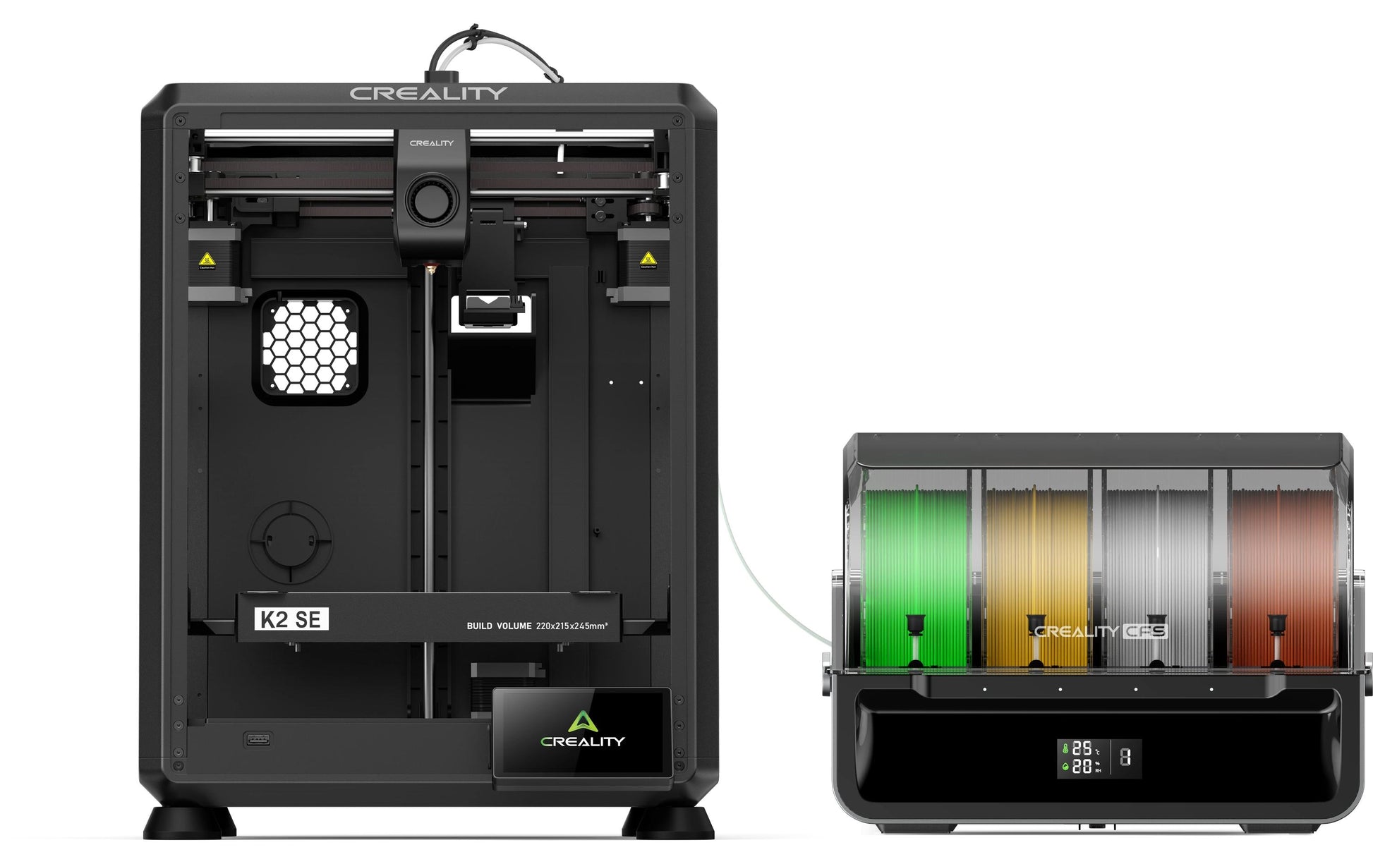 Creality 3D Creality K2 SE FDM 3D-Drucker – min. Schichthöhe 0,1 mm – inkl. CFS