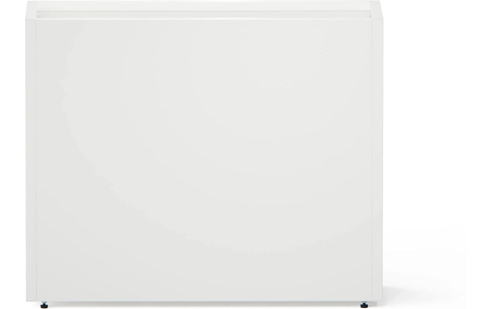 Herstera Pflanzgefäss – 100 × 80 × 40 cm – verzinkter Stahl, weiss
