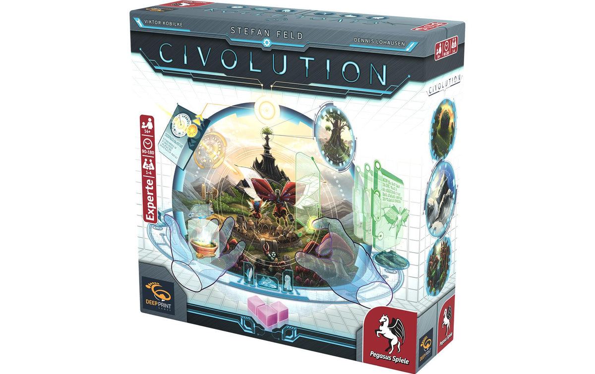 Pegasus Civolution Expertenspiel – Strategiespiel, 1–4 Spieler, ab 14 Jahren, 60 Min., DE