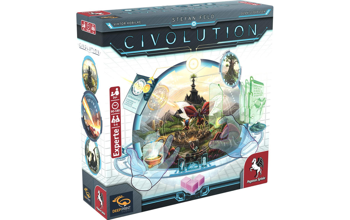 Pegasus Civolution Expertenspiel – Strategiespiel, 1–4 Spieler, ab 14 Jahren, 60 Min., DE