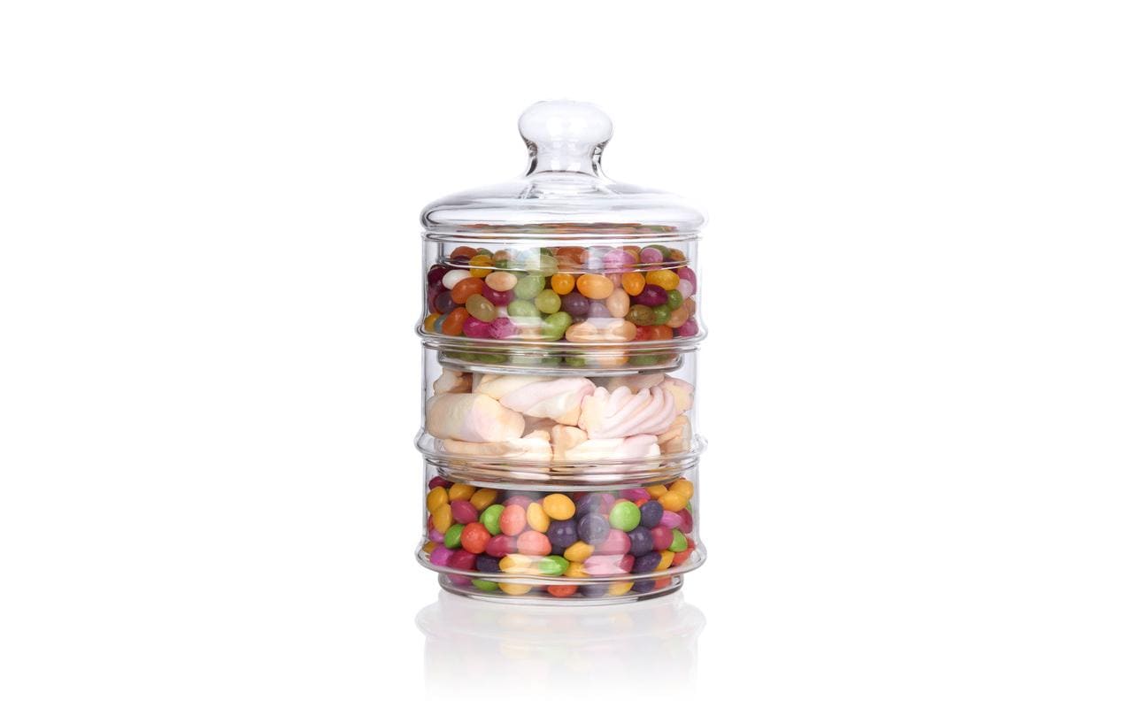 Alpina Vorratsdose 2,6 l, Ø 12 × 23 cm, Glas, Transparent