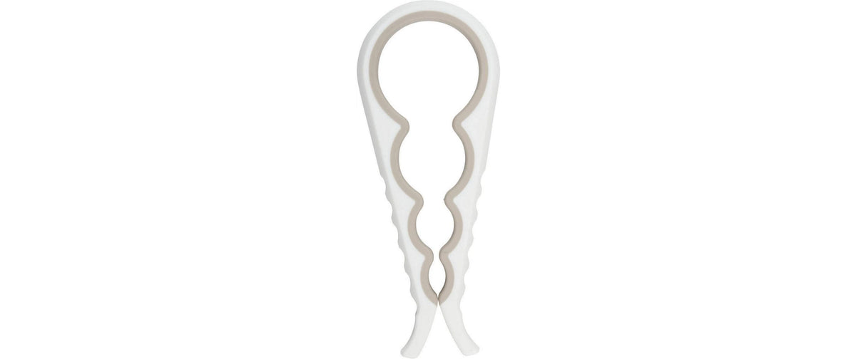 Alpina Flaschenöffner – 22 × 9 × 2 cm, Kunststoff (PP), Weiss