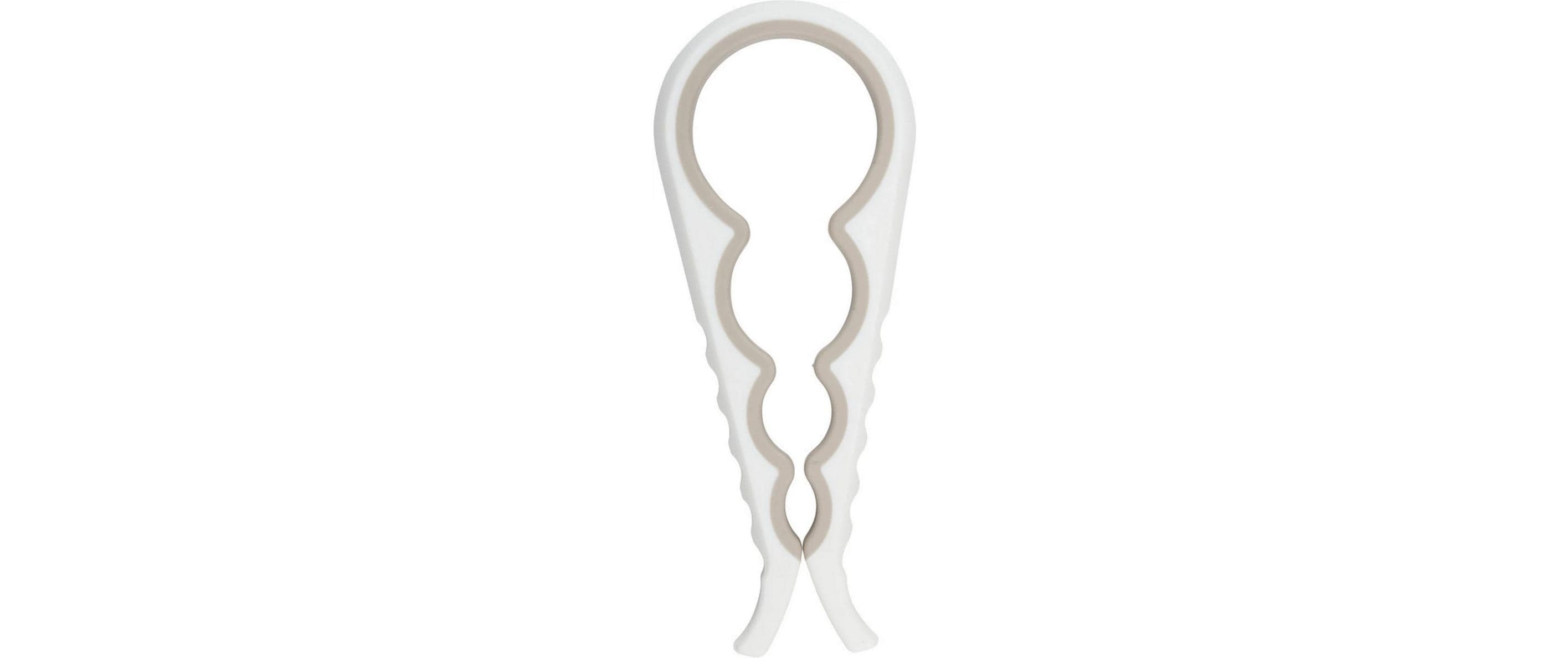 Alpina Flaschenöffner – 22 × 9 × 2 cm, Kunststoff (PP), Weiss