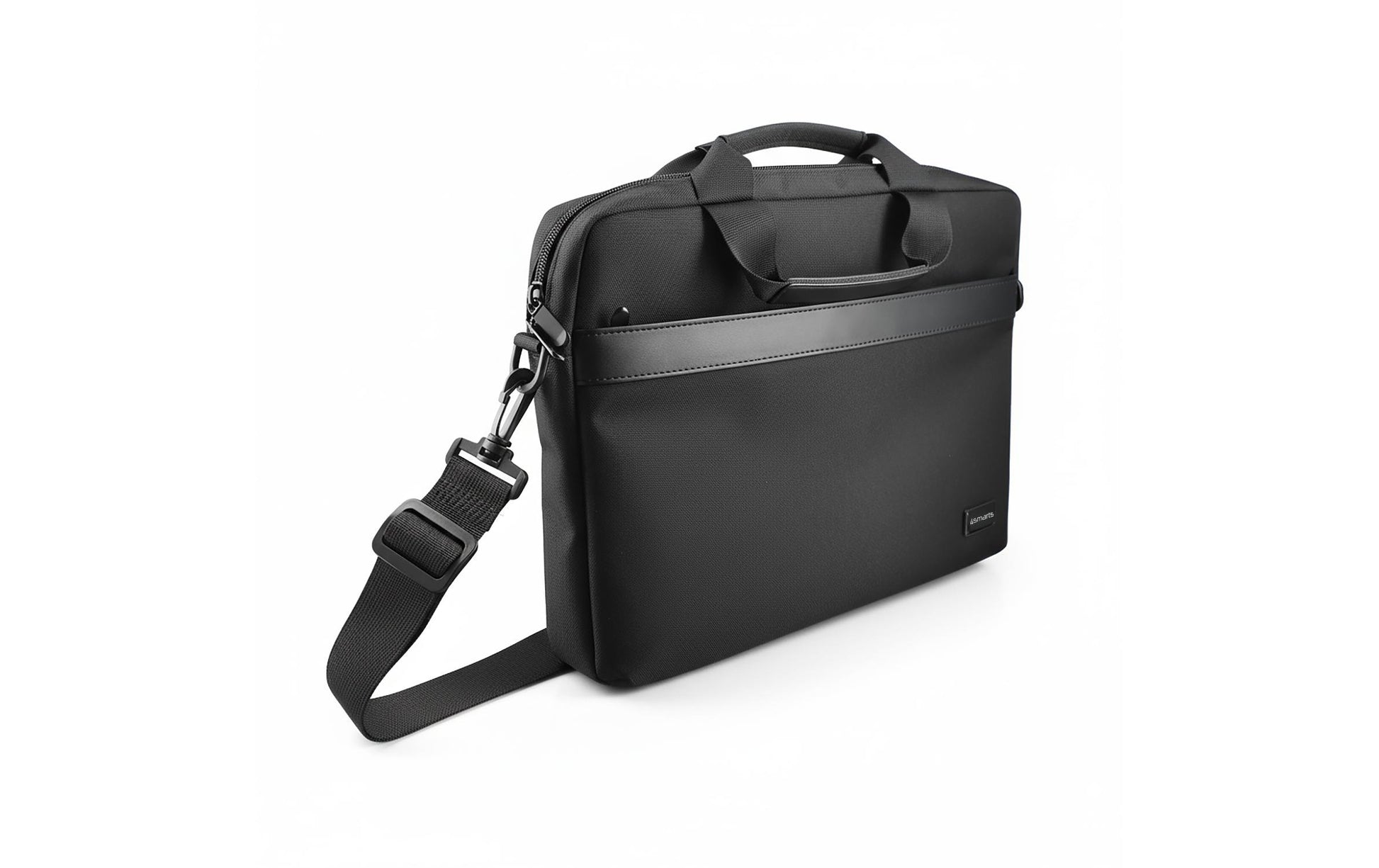 4smarts Notebook-Tasche bis 14" – Trolley-Band, wasserabweisend – Schwarz