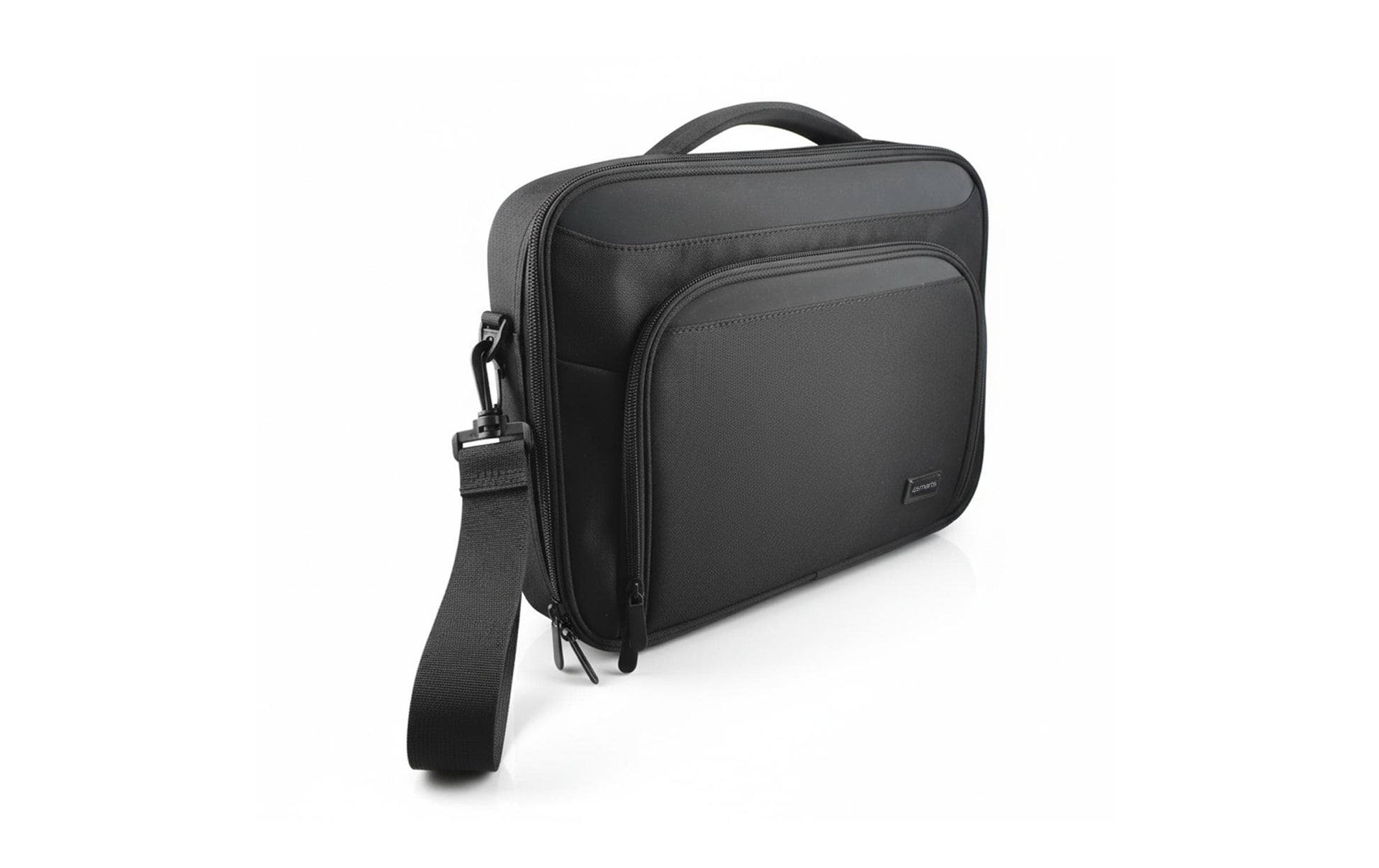 4SMARTS Notebook-Tasche für Notebooks bis 14,1" – Wasserabweisend, Trolley-Band – Schwarz