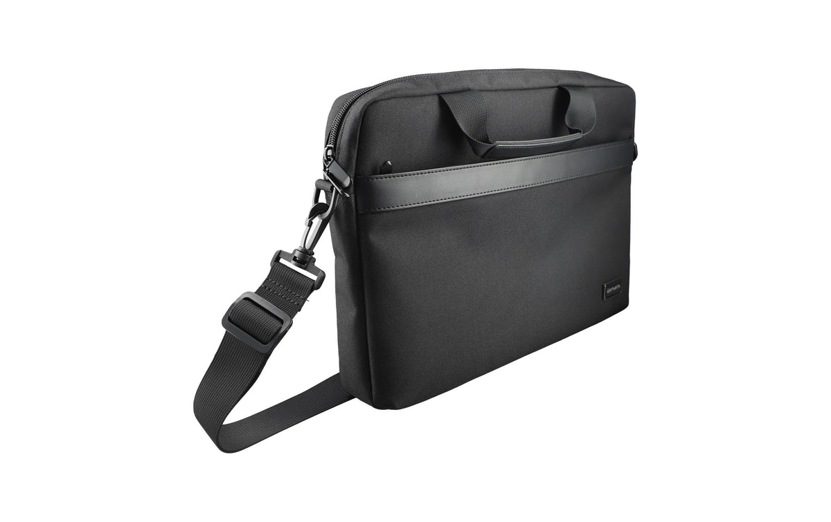 4smarts Notebook-Tasche bis 16" – wasserabweisend, Trolley-Band – Schwarz