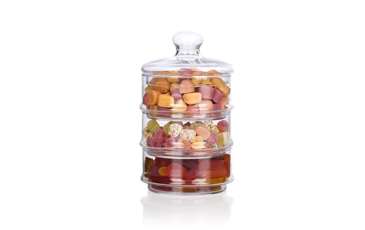 Alpina Vorratsdose 2,6 l, Ø 12 × 23 cm, Glas, Transparent