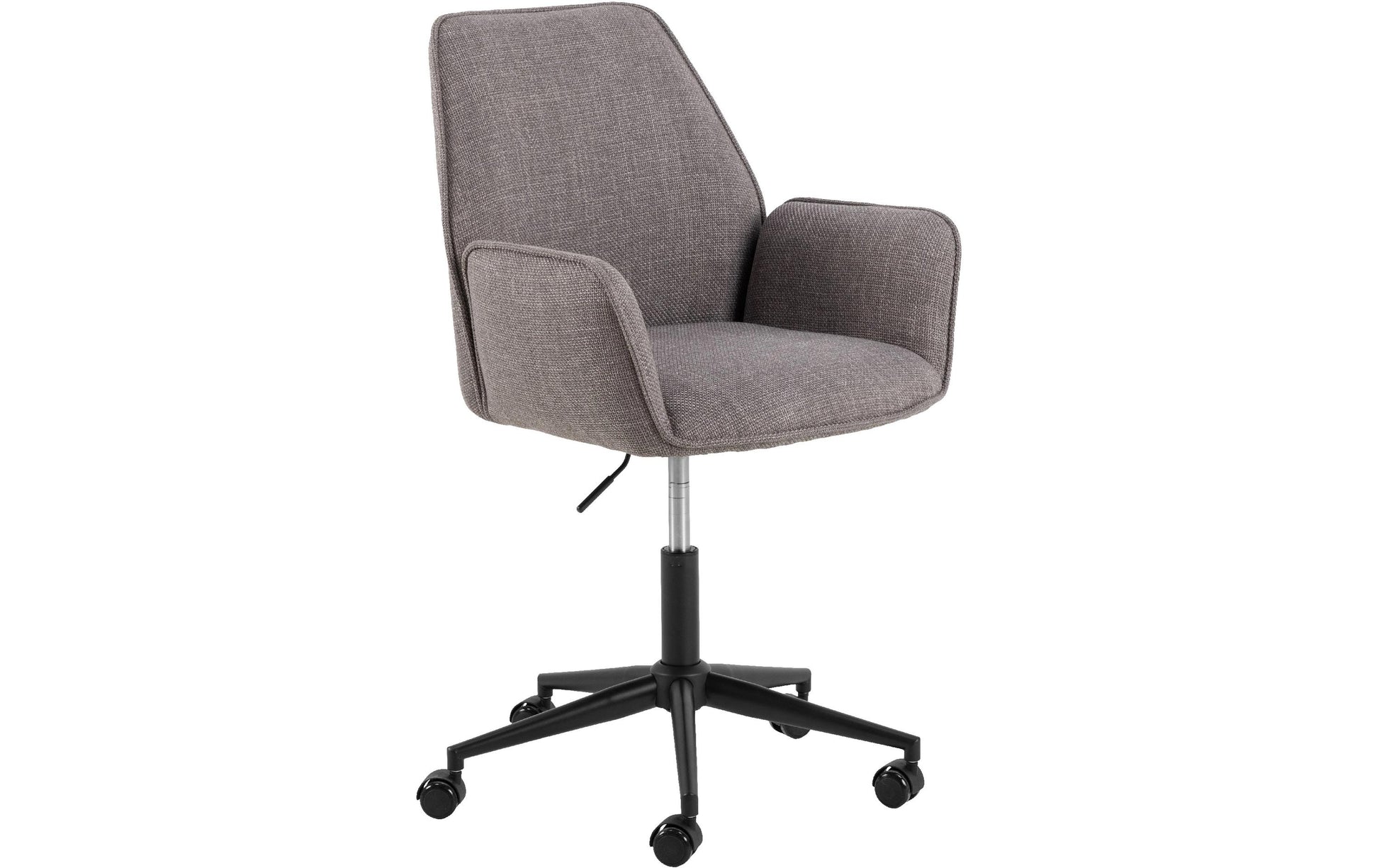 actona AC Design Glenda Bürostuhl – Polsterrücken – Hellbraun, mit Armlehnen, 47–60 cm, bis 110 kg