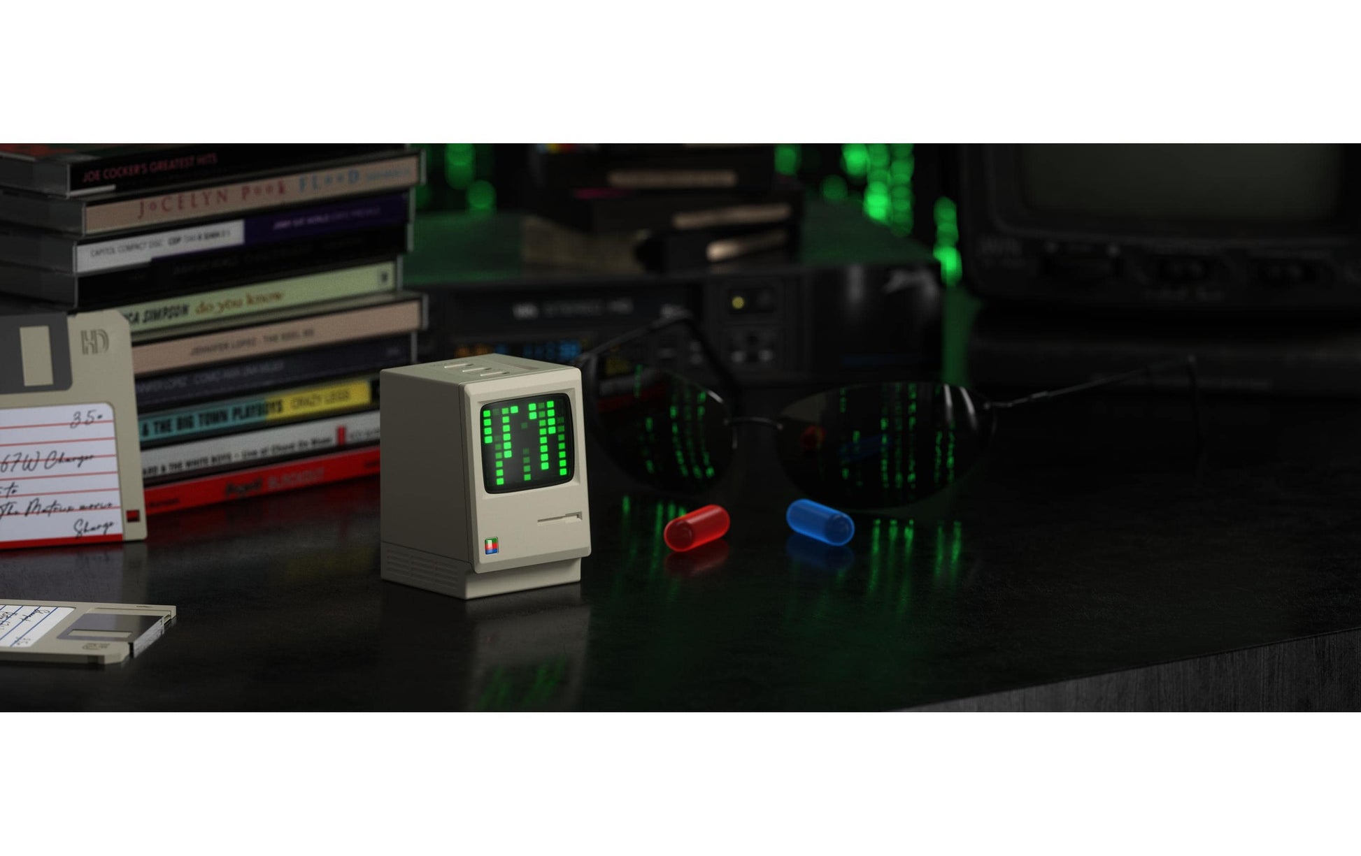Sharge RETRO USB-Desktop-Ladegerät 75 W – USB-C×3 – PD, GaN – Grau