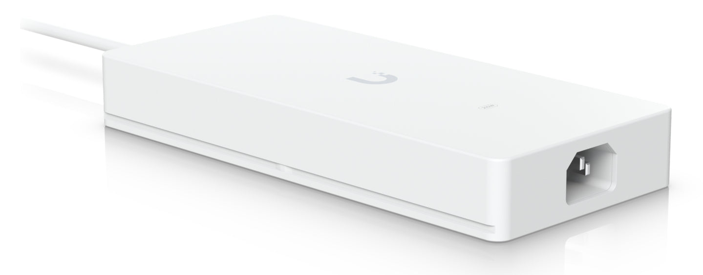 Ubiquiti Netzteil 210 W – 54 V DC, IEC C14 – für USW‑Ultra‑210W, USW‑Pro‑Max‑16‑PoE u. a. – weiss