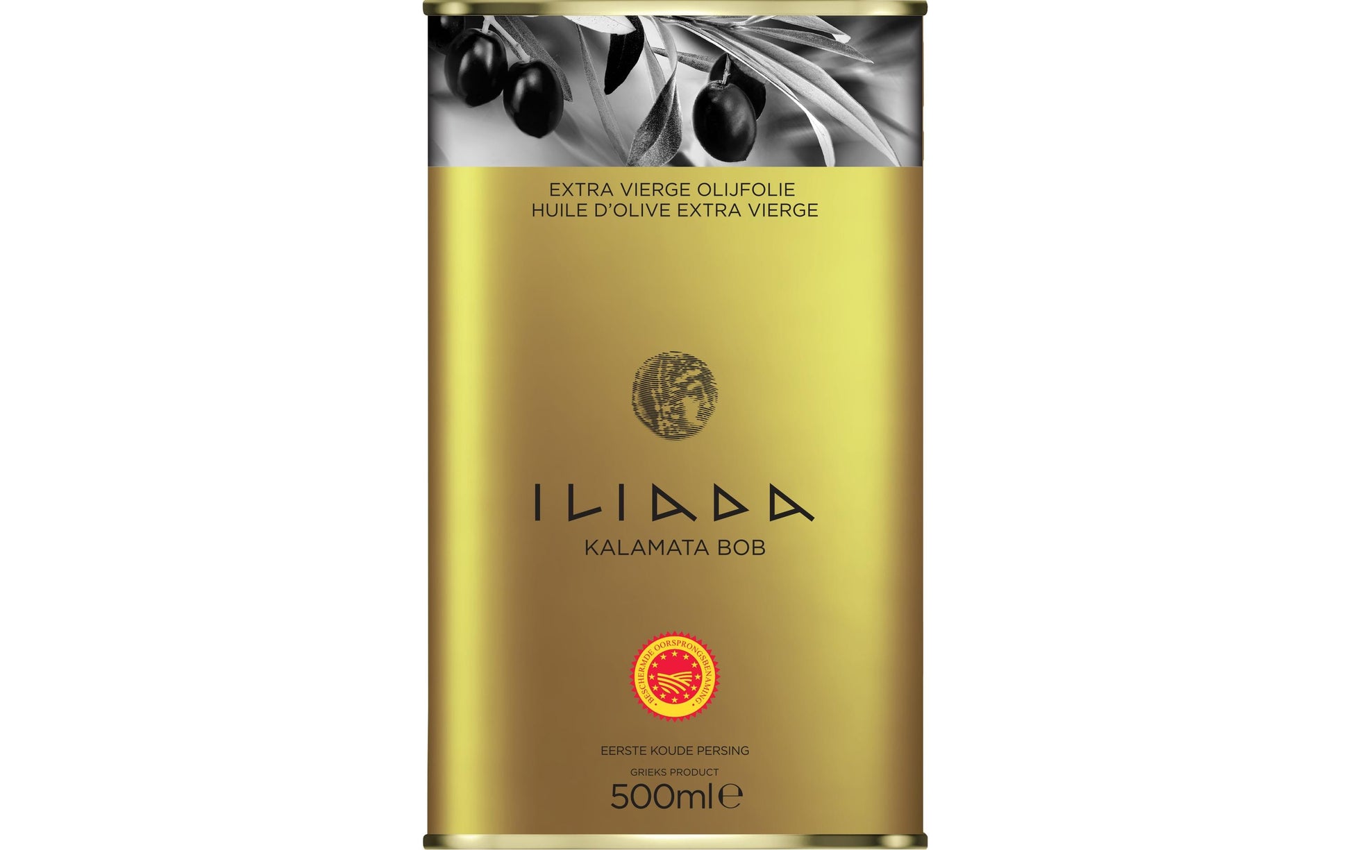 Iliada Olivenöl Extra Vergine Kalamata PDO, kaltgepresst – 500 ml