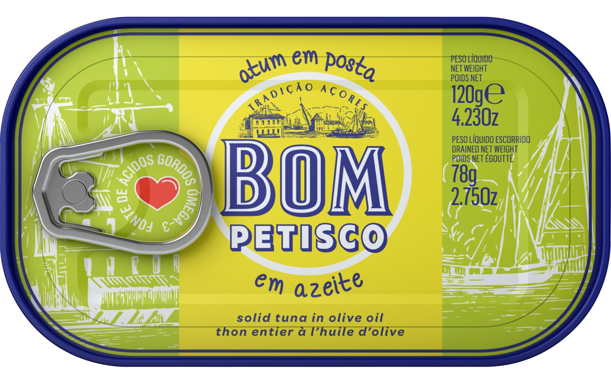 Bom Petisco Thunfisch – Olivenöl – 120 g