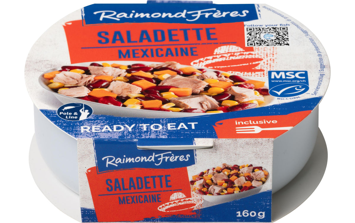 Raimond Frères Thon-Salat Mexicaine, laktosefrei, Dose – 160 g