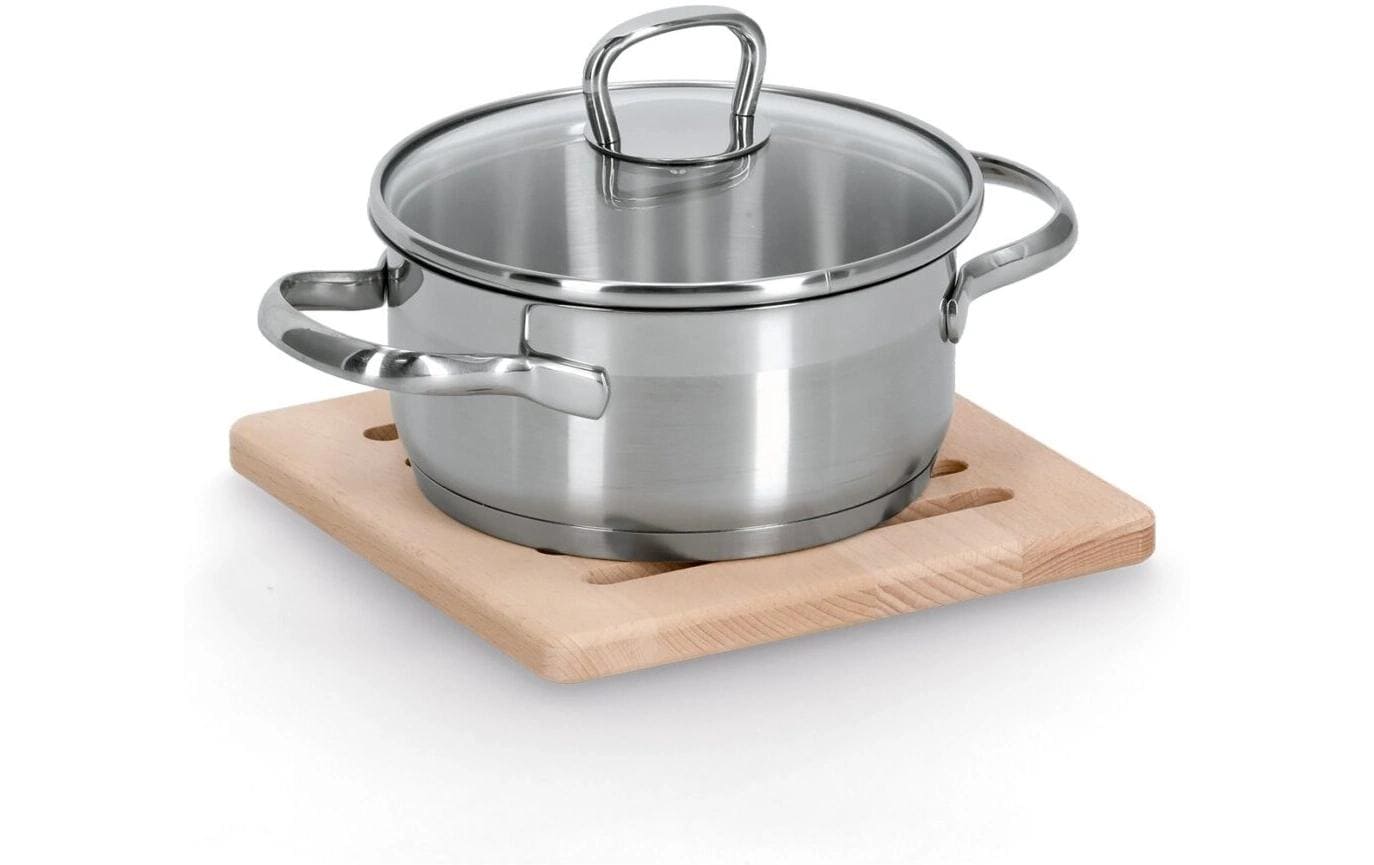 Zeller Present Topfuntersetzer 20 × 20 × 1,5 cm, Buche, Braun